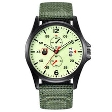 Load image into Gallery viewer, Luxury Men Watches Fashion Military Sport Nylon Strap Quartz Wrist Watch Casual Date