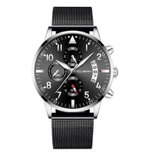Load image into Gallery viewer, Fashion Men Watches Luxury Stainless Steel Quartz Date Wrist Watch